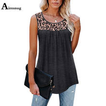 Plus Size 3xl Patchwork Tees Shirt Women Vest Clothing Sleeveless T-shirt 2021 New Summer Loose Female Tops Casual Pullovers 2024 - buy cheap