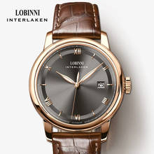 LOBINNI New Men Automatic Mechanical Wristwatch Waterproof Watch for Men Sapphire Glass Automatic Watches relogio masculino 2024 - buy cheap