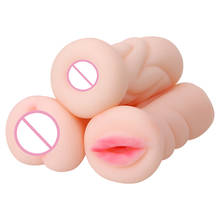 Vatina masturbação masculina, sexo oral, brinquedos sexuais para homens, silicone realista 4d, vagina falsa, anal, boca, vagina artificial 2024 - compre barato