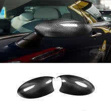 Carbon Fiber Rear View Mirror Caps For BMW Mini R50 R53 2002-2006 Rearview Mirror Covers Trim Housing Wing Car Accessories 2024 - buy cheap