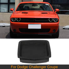 Para dodge challenger coupe capa dianteira do carro ventilação de ar capa 2015 - 2019 de fibra de carbono ventilação do carro aberturas de admissão de fluxo de ar capô capa 2024 - compre barato