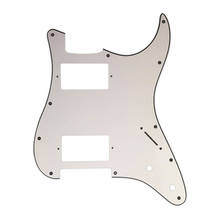 Pleroo Custom Guitar Parts - For 72' 11 Screw Hole Standard St HH PAF Humbuckers Guitar pickguard 2control punch Scratch Plate 2024 - buy cheap
