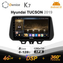 Ownice k7 6g + 128g ownice android 10.0 rádio do carro para hyundai tucson 2019 gps 2din 4g lte 5g wifi autoradio 360 spdif 1280*720 2024 - compre barato