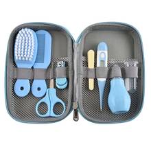 8pcs/Set Infant Care Set Portable Newborn Baby Health Kits Hardware Manicure Hair Thermometer Infant Nail Clippers Care Tool 2024 - buy cheap