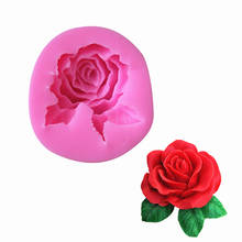 Molde de silicona para manualidades de azúcar, herramientas de decoración de pasteles, pasta de goma, flor Vintage rosa 2024 - compra barato