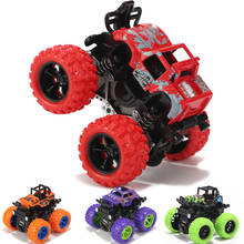 New Mini Inertial off-Road Vehicle Four-Wheel-Drive Plastic Children Toy Car Pull Back Stunt Car DS29 2024 - buy cheap