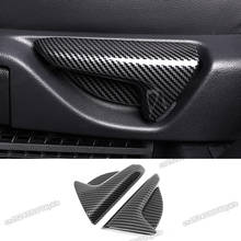 carbon fiber car 2nd row seat lay down handle cover trims for toyota highlander 2020 2021 2022 2023 xu70 accessories interior 2024 - buy cheap