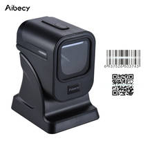 Aibecy High Speed Omnidirectional 1D/2D Presentaion Barcode Scanner Reader Platform with USB Cable for Store Supermarket Express 2024 - buy cheap