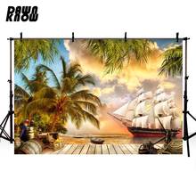 DAWNKNOW Pirate Ship Photography Background Fairy Tale Wedding Photographic Backdrops Photo Studio Children Photocall lv1613 2024 - buy cheap