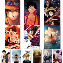 Póster personalizado de One Piece, Luffy Sauron Ace, decoración de Anime japonés para sala de estar, pintura en lienzo, arte abstracto de pared sin marco 2024 - compra barato