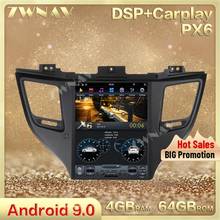 Tesla style Vertical screen Android 9.0 Car Multimedia Player For Hyundai Tuscon 2015-2019 GPS Navi radio stereo wifi head unit