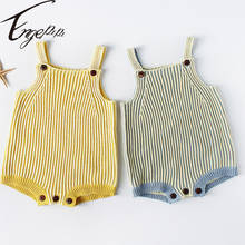 Engepapa Toddler Baby Girl Knitting Romper Knitting Sleeveless Spring Autumn Infant Baby Girls Clothes Baby Girls Jumpsuit 2024 - buy cheap