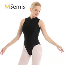 Roupa de balé feminina profissional, collant de bailarina com renda plissada por costas adultas, collant para ginástica, roupa de dança do balé, body 2024 - compre barato