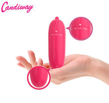 Мини-вибратор в форме пули, вибрирующий массажер для точки Gspot, эротический Массажер для мастурбации, незаметный шарик, яйцо, Вибрирующая стимуляция, интимные игрушки для женщин 2024 - купить недорого