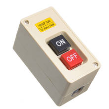 Interruptor de botón de encendido y apagado, estación de encendido y apagado, 3.7Kw, 30A, para equipos mecánicos textiles, TBSP-330 2024 - compra barato