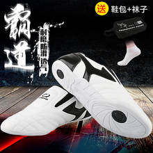 White strip breathable Taekwondo Shoes Comfortable Martial Arts Sneaker kids sport shoes Professional Training Competition shoes 2024 - buy cheap