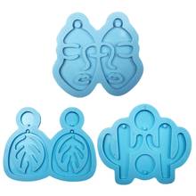Crystal Epoxy Resin Mold Earrings Pendant Silicone Mould DIY Handmade Craft Tool 2024 - buy cheap