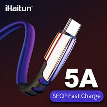iHaitun 5A USB Type C Cable For Huawei P30 Pro USB 3.1 Quick 3.0 Cord Phone Charger For iPhone XS Wire Charging Redmi Note 7 K20 2024 - buy cheap