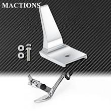 Motorcycle Stand Kickstand Extension Chrome Aluminum For Harley Softail Fat Boy Lo S FLSTFBS Deluxe Cross Bones Springer FLSTSB 2024 - buy cheap