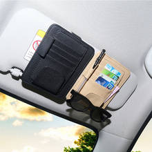 Car Sun Visor Card Holder CD DVD Organizer Storage Bag For Glasses Cards Tickets Pen Business Card Tools Car Accessories 2024 - buy cheap