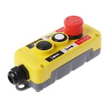 Waterproof Industrial Push Button Switch Emergency Stop for Electric Crane Hoist Pendant Control Station 2024 - buy cheap