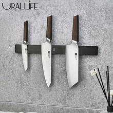 Urallife-suporte magnético de faca huohou, aço inoxidável, organizador de faca, kit de acessórios para cozinha 2024 - compre barato