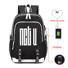 NCT USB Charge School Bags for Teenage Boys Girl NCT Book Bag Backpacks Schoolbag Multi Pocket Travel Bagpack Bag Para Mujer 2024 - buy cheap