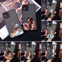 Girls Female boss sexy cool Phone Cases Matte Transparent for iPhone 7 8 11 12 s mini pro X XS XR MAX Plus cover funda shell 2024 - buy cheap