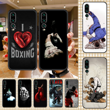 Martial Arts MMA Boxing Gloves Phone case For Huawei P Mate P10 P20 P30 P40 10 20 Smart Z Pro Lite 2019 black silicone back 2024 - buy cheap