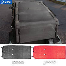 MOPAI-parasol de techo de coche, cubierta de red de protección solar UV para Jeep Wrangler JK 2007-2017, accesorios de 4 puertas 2024 - compra barato