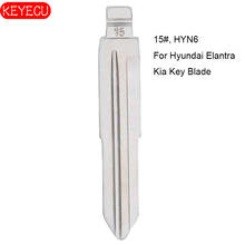 KEYECU 10PCS/Lot KEYDIY Universal Remotes Flip Blade Blade 15#, HYN6 for Hyundai, Kia 2024 - buy cheap