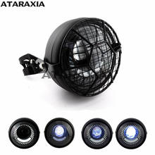 Faro led Universal para motocicleta, luces delanteras Retro para Moto, con Motor, haz bajo 2024 - compra barato