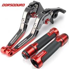 For Aprilia DORSODURO 1200 2011 2012 2013 2014 2015 Motorcycle Brake Clutch Lever Handle Grips Handlebars with DORSODURO LOGO 2024 - buy cheap