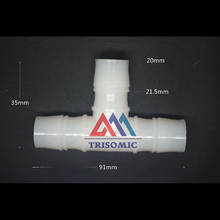 20mm t tpye equant conector igual tubo marceneiro material pe plástico montagem tanque de peixes companhia aérea aquário 2024 - compre barato