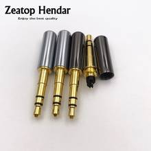 100Pcs Mini 3.5 mm 3 Pole Copper Long Plug Audio Jack Earphone Adapter for DIY Stereo Headset Earphone New Type 2024 - buy cheap