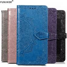 3D Embossed Leather Wallet Case for Xiaomi Redmi 6A 7A 8A GO 5 Plus Note 9 8 7 6 Pro 8T 9S Mi 9 SE A2 Lite 9T A3 5A Prime Cover 2024 - buy cheap