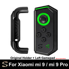 Controle de videogame portátil xiaomi mi 9 pro 5g, original, preto, tubarão, gamepad, controle de rocker, trilho para xiaomi mi 9 mi9 pro 2024 - compre barato