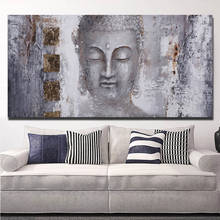 Pósteres e impresiones de Buda en lienzo, arte de pared, imagen moderna para sala de estar, decoración del hogar, Cuadros 2024 - compra barato