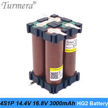 Batería de 18650 mAh HG2 para destornillador, 30A, 3000 V a 12,6 V, para soldadura Shura 3S, 4S, 6S, paquete de batería personalizado MA17, 25,2 2024 - compra barato