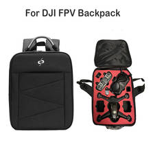 Dji fpv mochila ao ar livre, bolsa de ombro de viagem, estojo protetor, grande capacidade para dji fpv, drone, bolsa de armazenamento 2024 - compre barato