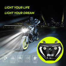 For YAMAHA MT09 Headlight 2014 2015 2016 MT 09 LED Lamp FZ09 FZ-09 MT-09 MT07 Motorcycle Headlight DRL For MT07 2018 2019 110W 2024 - buy cheap