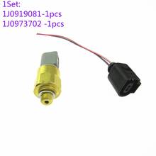 Scjyrxs sensor de pressão óleo interruptor direção & plug cabo 1j0973702 para golf mk4 bora a3 tt seat leon 1j0919081 1j0 919 081 2024 - compre barato