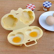 Home Kitchen Microwave Oven Heart&Flowers Shape Egg Steamer Cooking Mold Egg Poacher Kitchen Gadgets Fried Egg Tool 2024 - buy cheap