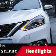 Lâmpada de cabeça para nissan sylphy sentra 2016-2019 faróis luzes de nevoeiro luzes diurnas drl h7 led bi xenon lâmpada acessório do carro 2024 - compre barato