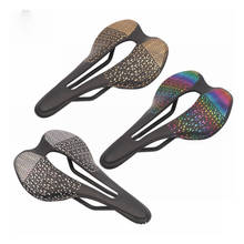 Patent hollow carbon fiber with PU micro fiber leather 155mm road mtb bicycle saddle 2024 - buy cheap