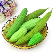 fake vegetables hotel dining room hall restaurant store shop decor bitter gourd melon balsam pear artificial vegetables model 2024 - buy cheap