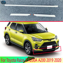 For Toyota Raize Z A200A A200 2019 2020 ABS Chrome Plated Before The Bar Bumper Cover Shield Trim Molding Lower Grille 2024 - buy cheap