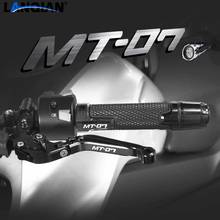 Palancas de embrague de freno para motocicleta Yamaha MT07 FZ07, empuñaduras de mano para manillar MT 07 FZ 07 MT-07 2014-2019 2020 2021 2024 - compra barato