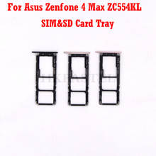 New Original ZC554KL SIM Tray For Asus Zenfone 4 Max ZC554KL SIM SD Card Tray Cover 2024 - compre barato