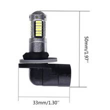 1 par de lâmpadas super brilhantes 881/880 h27, led para automóvel, faróis de neblina automotiva, lâmpada drl 12v, 550lm 2024 - compre barato